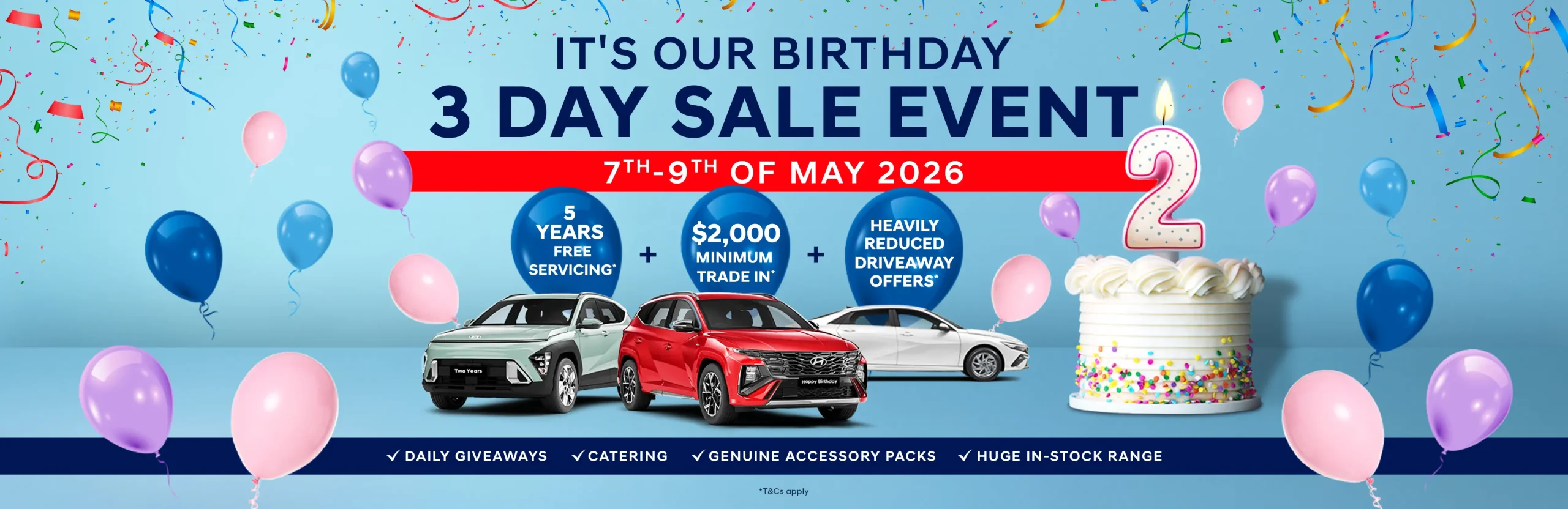 Hyundai Birthday 2 SaleEvent Lp